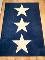 Donkerblauw vloerkleed met sterren - 120x170cm, Ophalen, Gebruikt, 100 tot 150 cm, 150 tot 200 cm
