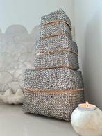 Pailletten offermand zilver S uit Bali, Rond, Ophalen of Verzenden, Tropical home, 6951nk