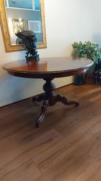 Antieke biedermeier mahoniehouten eettafel, Ophalen