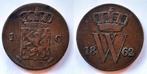 Cent 1862, Postzegels en Munten, Munten | Nederland, Verzenden, Koning Willem III