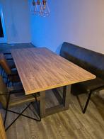 Mooie Eettafel - Stevig en Stijlvol!, Huis en Inrichting, Tafels | Eettafels, Gebruikt, 100 tot 150 cm, Ophalen of Verzenden, Vijf personen of meer