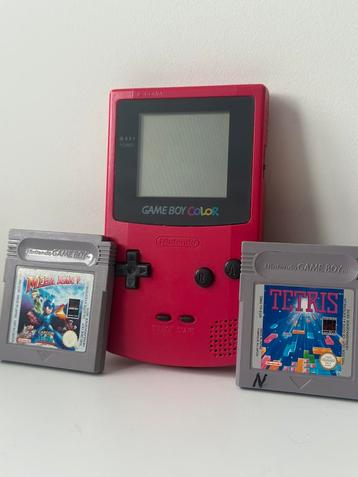Gameboy color met Megaman V en tetris beschikbaar voor biedingen
