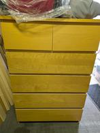 Ikea Malm Ladekast, Ophalen, Eikenhout, 50 tot 100 cm, Zo goed als nieuw