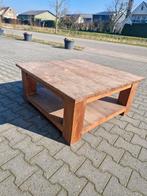 teakhouten salontafel, 50 tot 100 cm, Vierkant, Zo goed als nieuw, Minder dan 50 cm