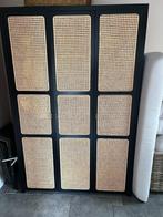 Mooie zwarte kleerkast met 3 klapdeuren, Huis en Inrichting, Ophalen, 100 tot 150 cm, Zo goed als nieuw, 150 tot 200 cm