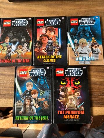 Vijf star wars boekjes engels beschikbaar voor biedingen