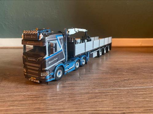 WSI Scania R Normal CR20N 6x2 Gerard Serné, Hobby en Vrije tijd, Modelauto's | 1:50, Zo goed als nieuw, Bus of Vrachtwagen, Wsi
