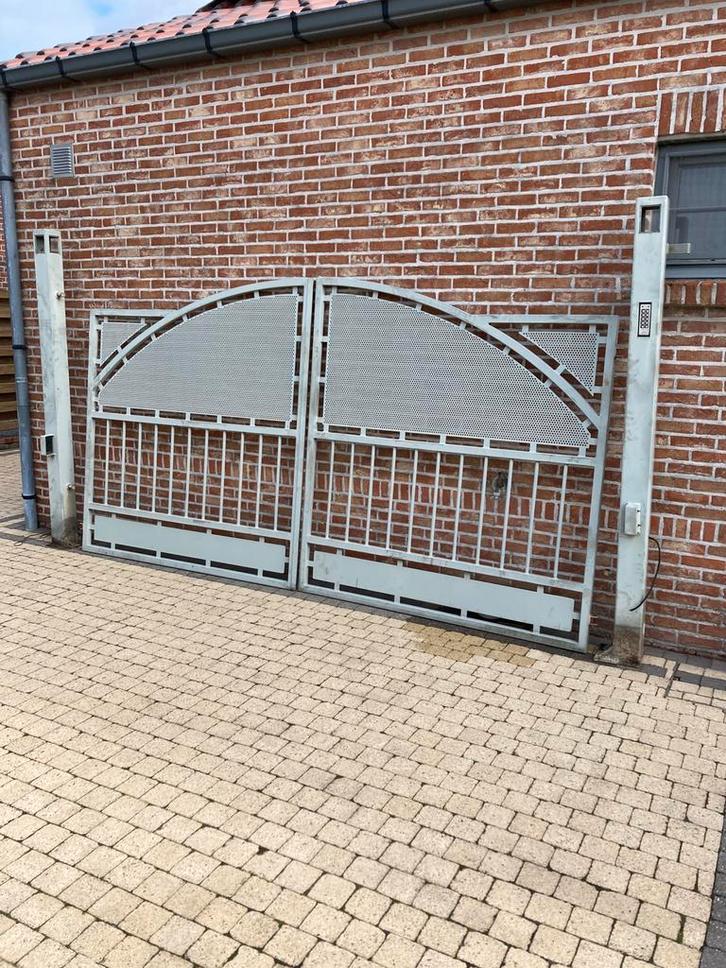 Sierpoort lengte 3.6 meter, Tuin en Terras, Tuinpoorten, Zo goed als nieuw, Draaipoort, 200 cm of meer, Ophalen of Verzenden