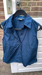 Donkerblauwe mouwloze 100% katoenen blouse Esprit maat 42, Blauw, Maat 42/44 (L), Ophalen of Verzenden, Zo goed als nieuw