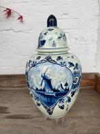 Delft blauw vaas / Delft blue vase met deksel, Verzenden