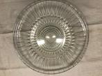 Vintage kristallen schaal, Ophalen of Verzenden, Zo goed als nieuw, Rond, Glas