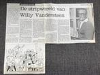Vandersteen ARTIKEL De stripwereld van Willy Vandersteen, Ophalen of Verzenden, Willy vandersteen