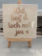 Tegeltje met tekst, Ophalen of Verzenden, Zo goed als nieuw