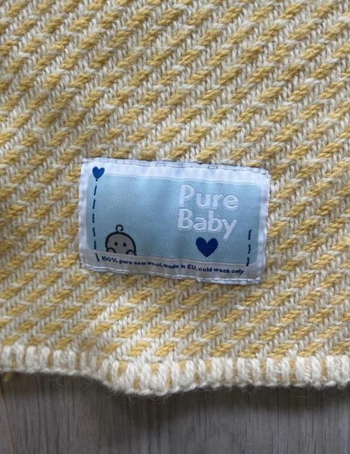 100% wollen baby/ledikant deken, Kinderen en Baby's, Dekens, Slaapzakjes en Inbakerproducten, Zo goed als nieuw, Deken, 85 tot 100 cm