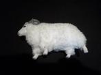 3 x wollen schaap + 3 gipsen schapen met wol, Ophalen of Verzenden