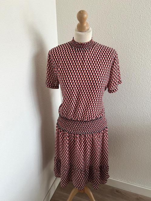Modstrom maat L retro jurkje 2351, Kleding | Dames, Jurken, Zo goed als nieuw, Maat 42/44 (L), Roze, Boven de knie, Ophalen of Verzenden
