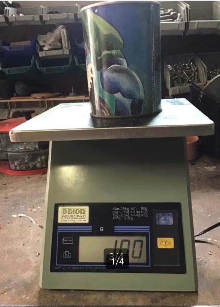 Prior professionele weegschaal, Witgoed en Apparatuur, Weegschalen, Gebruikt, Digitaal, Overige typen, 1 tot 500 gram, Minder dan 10 kg