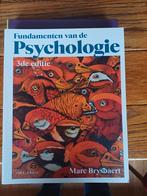 Fundamenten van de Psychologie - 3de editie, Ophalen of Verzenden, Zo goed als nieuw, Cognitieve psychologie, Marc Brysbaert