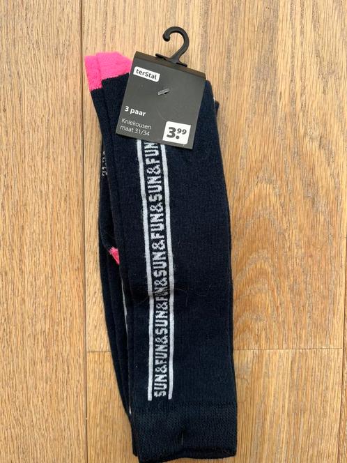 3 paar nieuwe kniekousen Ter Stal mt 31/34, Kinderen en Baby's, Kinderkleding | Schoenen en Sokken, Nieuw, Sokken, Meisje, Ophalen of Verzenden