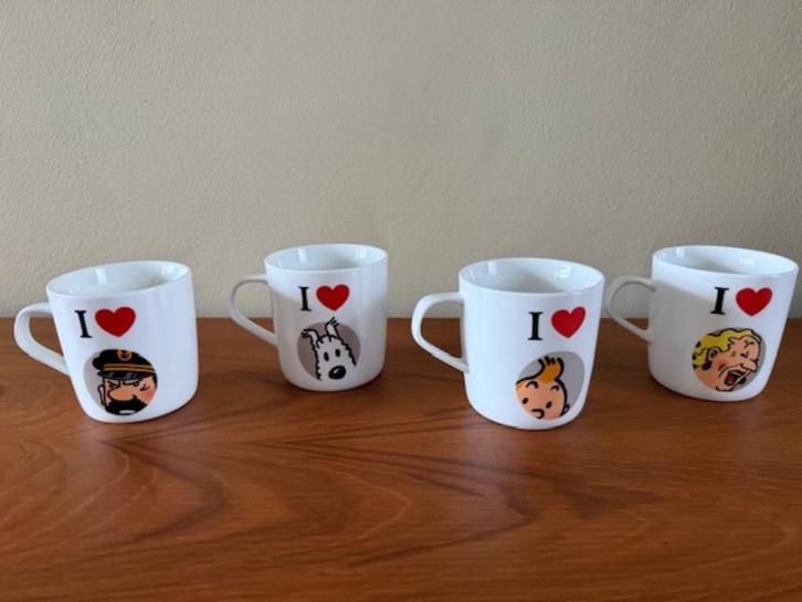 Mokken - Kuifje, Kapitein Haddock, Bobby, Bianca Castafiore, Verzamelen, Stripfiguren, Zo goed als nieuw, Beeldje of Figuurtje