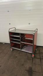 Stevige rvs serveerwagen, Ophalen, ..., Zo goed als nieuw, ...