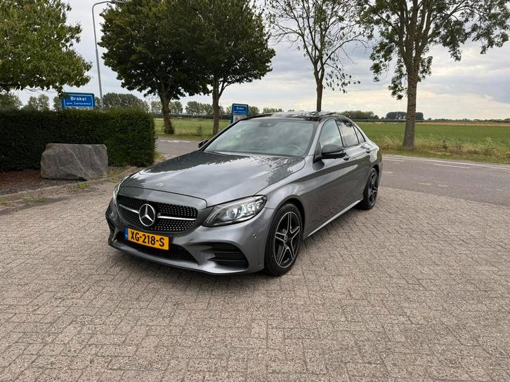 Mercedes-Benz C-Klasse AMG C180 156pk 9G-TRONIC 2019 Grijs, Auto's, Mercedes-Benz, Bedrijf, C-Klasse, 360° camera, ABS, Achteruitrijcamera