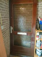 buitendeur, hardhout, slot en sleutels. Gratis afhalen, Ophalen