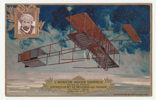 Reclame.  Luchtvaart.  Lefèvre-Utile., Verzamelen, Ansichtkaarten | Themakaarten, Ongelopen, Voor 1920, Overige thema's, Verzenden
