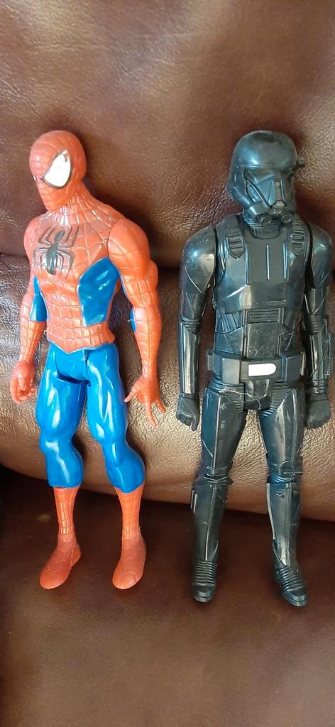 Spiderman & Star Wars Figuren, Kinderen en Baby's, Speelgoed | Actiefiguren, Gebruikt, Ophalen of Verzenden