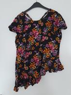 Asymmetrische top, Beachwave, Zwart, Maat 42/44 (L), Ophalen of Verzenden