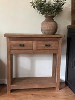 Teak houten bijzettafel, Ophalen, 50 tot 100 cm, ., Teakhout