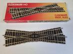 Fleischmann 6163 - Kruising rechts van 200 mm, Gelijkstroom, Fleischmann, Rails, Ophalen of Verzenden