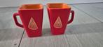 Twee Retro Kopjes, Keramiek, Ophalen of Verzenden, Zo goed als nieuw, Overige stijlen