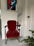 Buisframe fauteuil (Gispen stijl), Ophalen, Zo goed als nieuw, 75 tot 100 cm, 50 tot 75 cm