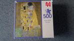 Puzzel Gustav Klimt de kus / the kiss 500 stukjes nieuw, Nieuw, Ophalen of Verzenden, 500 t/m 1500 stukjes, Legpuzzel