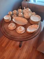 Antiek schonwald ontbijt(thee) servies met bloemenmotief, Ophalen