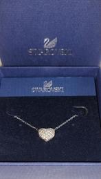 Zilveren ketting Swarovski  met hartje, Ophalen of Verzenden, Nieuw, Zilver, Zilver