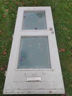 hardhout, wit, Doe-het-zelf en Verbouw, Deuren en Horren, Ophalen, Gebruikt, Buitendeur, 200 tot 215 cm