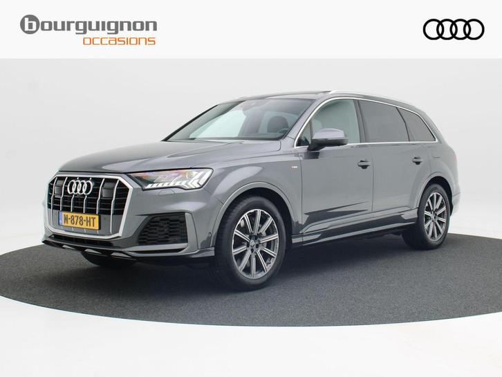 Audi Q7 55 TFSi e quattro 380 Pk S-Line | Trekhaak | 360 C, Auto's, Audi, Bedrijf, Te koop, Q7, 360° camera, 4x4, ABS, Achteruitrijcamera