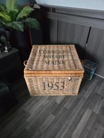 Riviera Maison rieten mand, Huis en Inrichting, Mand, Ophalen of Verzenden, Zo goed als nieuw, Riet