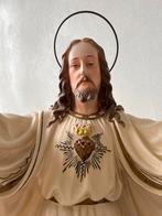 Beeld - Reli deco Jezus Christus met het heilige hart, Diversen, Kerst, Ophalen, Gebruikt