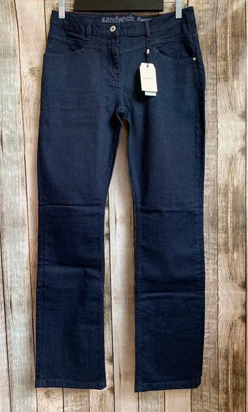 Sandwich super gave donker blauwe Jeans (Maat 42) NIEUW!! beschikbaar voor biedingen