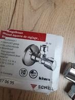Hoekregelkraan Schell - Nieuw, Ophalen of Verzenden, Nieuw, Chroom, Kraan