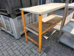 (1175) Werkbank van 144x63x99 cm BxDxH., Gebruikt, ., 120 tot 170 cm, .