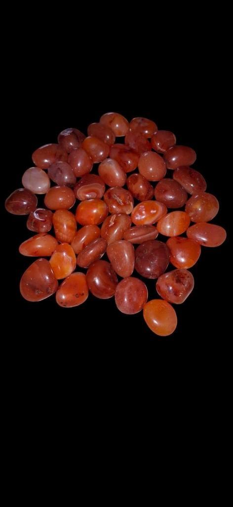 Carneool knuffelstenen, Verzamelen, Mineralen en Fossielen, Mineraal, Ophalen of Verzenden