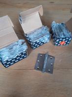 32 RVS Scharnieren 76x76mm, Ophalen, Rvs, Scharnier