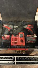 Milwaukee boormachine+ schroefmachine, Ophalen of Verzenden, Gebruikt, Boormachine, Variabele snelheid