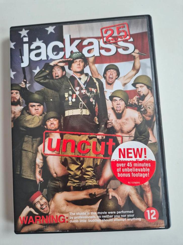 Jackass 2.5 Uncut DVD - Actiekomedie, Cd's en Dvd's, Dvd's | Actie, Zo goed als nieuw, Actiekomedie, Vanaf 12 jaar, Ophalen of Verzenden