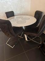 Aangrboden mooie eethoek, Huis en Inrichting, Complete eetkamers, Ophalen, Zo goed als nieuw, 4 tot 6 stoelen