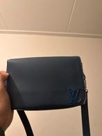 Blauwe handtas, Sieraden, Tassen en Uiterlijk, Tassen | Schoudertassen, Blauw, Zo goed als nieuw, Leer, Ophalen